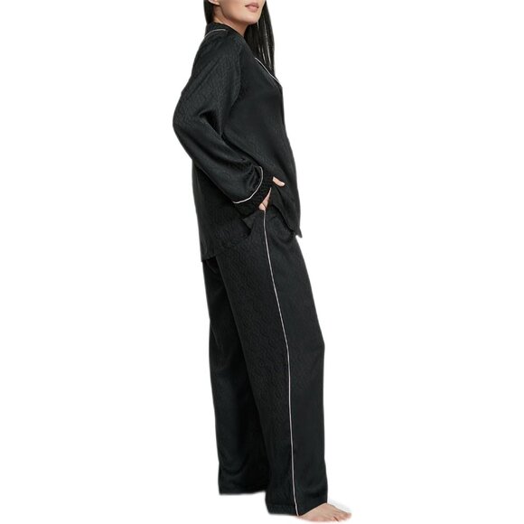 Satin Long Pajama Set Women's Sleepwear